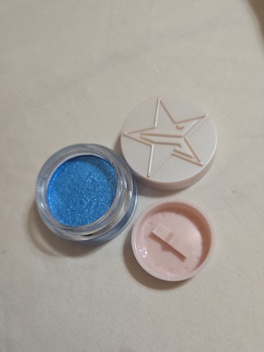 Bright Blue Shimmery Cream Eyeshadow By Jefree Star *SUGAR DIAMONDS*